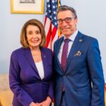 Nancy Pelosi Instagram - Today, I was proud to meet with Anders Fogh Rasmussen, the former NATO Secretary-General and an avid advocate for Democracy. Our discussions were focused on the Russian invasion of Ukraine and America's support for the Ukrainian people.