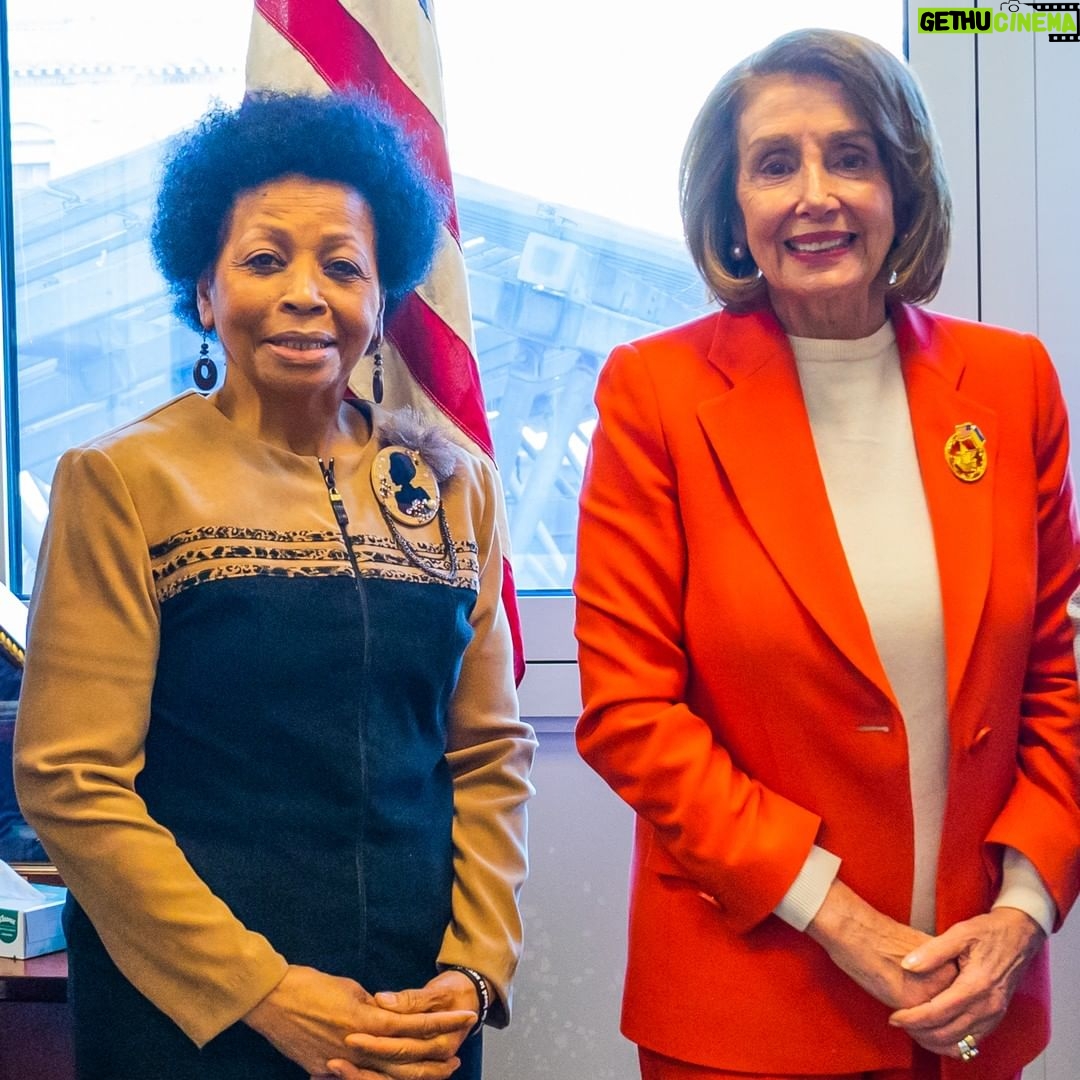Nancy Pelosi Instagram - This week, I met with Mattie Scott, a longtime violence prevention advocate in San Francisco and across the country. She turned her agony into action, working to save lives from the scourge of gun violence – and I thanked her for her work on behalf of America's families.