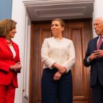 Nancy Pelosi Instagram - America and Denmark have stood with Ukraine in the fight for Democracy and we must continue to work together to advance security around the world. It was a privilege today to join Prime Minister of Denmark Mette Frederiksen and Rep. Steny Hoyer to speak about the US-Denmark partnership.