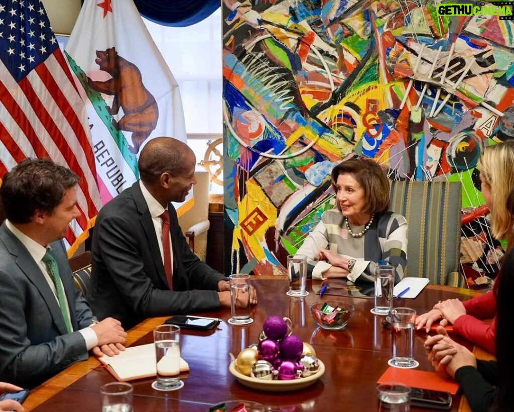 Nancy Pelosi Instagram - It was my privilege to welcome Canadian @HoCSpeaker @GregFergus & Ambassador Kirsten Hillman to Capitol Hill this morning during Speaker Fergus's first official visit to Washington. America's close friendship with Canada is vital as we work together to promote democracy around the world.