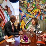 Nancy Pelosi Instagram – It was my privilege to welcome Canadian @HoCSpeaker @GregFergus & Ambassador Kirsten Hillman to Capitol Hill this morning during Speaker Fergus’s first official visit to Washington.
 
America’s close friendship with Canada is vital as we work together to promote democracy around the world.