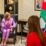 Nancy Pelosi Instagram - Today in Amman, it was my privilege to meet with Deputy Prime Minister and Minister of Foreign Affairs and Expatriate Affairs of Jordan Ayman Hsafadi, a Jordanian leader with whom I have had an ongoing working relationship. For decades, America and Jordan have been united by shared values and a strategic partnership, which is the basis of our ongoing dialogue. Today, our discussion focused on regional security in light of the ongoing crises in the region. The meeting affords me an official opportunity to extend gratitude to His Majesty King Abdullah and the people of Jordan for promoting peace and providing for refugees in the region.