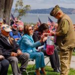 Nancy Pelosi Instagram - Today, our nation mourns generations of fallen patriots and holds their memory in our hearts. It was a solemn honor to join Gold Star families at the Golden Gate National Cemetery and pay tribute to those who gave their last full measure of devotion in defense of our Democracy.
