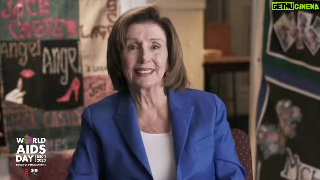 Nancy Pelosi Instagram - On #WorldAIDSDay, we honor those we’ve lost and remember the work that remains in the fight to achieve an AIDS-free generation. That’s why Congress must reauthorize @pepfar to ensure this transformative initiative continues to bring healing & hope to millions around the world.