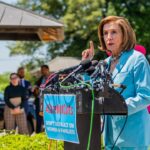 Nancy Pelosi Instagram - Today, I joined the Democratic Women's Caucus to speak about the Republicans’ vote against our veterans, our seniors, our families and our future. This default on America is an assault on America's families and America's middle class.