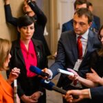 Nancy Pelosi Instagram - Today, it was my privilege to meet with President of the Chamber of Deputies of the Czech Republic Markéta Pekarová Adamová and speak with her about our shared commitment to Democracy – in our nations, in Ukraine, in Taiwan and around the world. We also laid flowers at the bust of Václav Havel, the first President of the Czech Republic, in the Capitol's Freedom Foyer and paid tribute to his legacy as a defender of freedom, a champion of human rights and an apostle of hope.