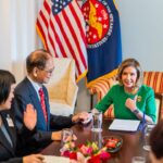 Nancy Pelosi Instagram - It was my privilege today to meet with Legislative Yuan President You Si-Kun and leaders from the Democratic Progressive Party, the Taiwan People's Party and the New Power Party. Our discussion focused on America’s support for Taiwan’s Democracy and our shared opposition to the CCP’s human rights abuses.