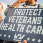 Nancy Pelosi Instagram - Today, I joined Vote Vets to make it clear to Republicans: hands off veterans' health benefits.   The Republicans' debt limit bill puts veterans’ health care at risk and jeopardizes their benefits they have earned.