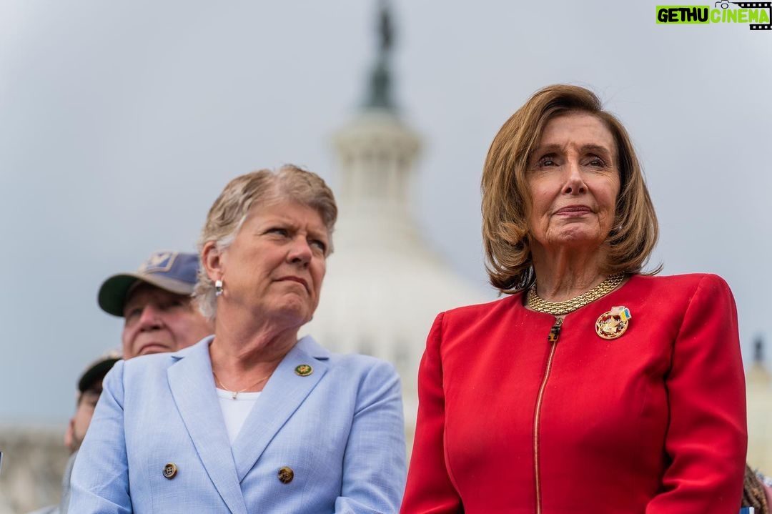 Nancy Pelosi Instagram - Today, I joined Vote Vets to make it clear to Republicans: hands off veterans' health benefits. The Republicans' debt limit bill puts veterans’ health care at risk and jeopardizes their benefits they have earned.