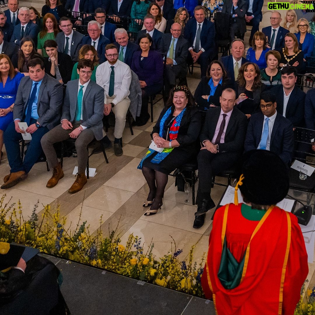Nancy Pelosi Instagram - Last night, I proudly received an Honorary Degree from Ulster University: an esteemed academic institution shaping the peacemakers of tomorrow. As we mark the anniversary of the Good Friday Agreement, peace must be our common cause — on the island of Ireland and around the world.
