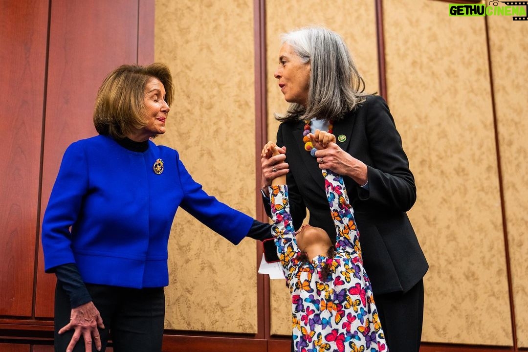 Nancy Pelosi Instagram - It’s shameful that, six decades after President Kennedy signed the Equal Pay Act, women still face pay disparities. Today, it was my privilege to join the Democratic Women’s Caucus to demand equal pay for equal work, as we fight to make our Paycheck Fairness Act the law of the land.