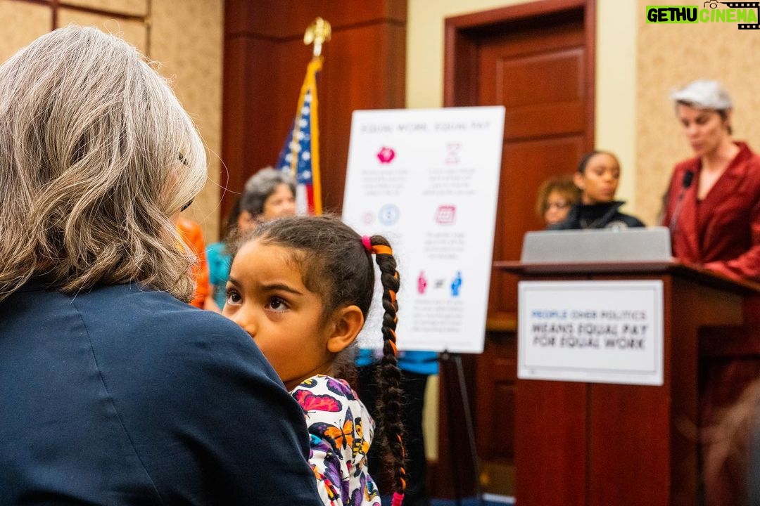 Nancy Pelosi Instagram - It’s shameful that, six decades after President Kennedy signed the Equal Pay Act, women still face pay disparities. Today, it was my privilege to join the Democratic Women’s Caucus to demand equal pay for equal work, as we fight to make our Paycheck Fairness Act the law of the land.