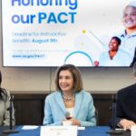 Nancy Pelosi Instagram - At a roundtable in San Francisco yesterday, I joined local veterans to mark the one-year anniversary of the PACT Act: the largest expansion of @deptvetaffairs benefits in decades. Eligible veterans must file a claim today for backdated benefits – visit VA.gov/PACT to learn more!