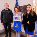 Nancy Pelosi Instagram - Yesterday, it was my privilege to meet with Andriy Kostin, the Prosecutor General of Ukraine. I commended him for holding Russian officials accountable for war crimes and aggression against civilians — especially against women and girls. Ukraine continues to advance the cause of justice around the world.