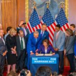 Nancy Pelosi Instagram - It brings me great personal pride that the Respect for Marriage Act is one of the final bills to bear my signature as Speaker. This legislation – which now heads to President Biden's desk – expresses a value that our nation holds dear: liberty, equality and dignity for all.