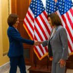Nancy Pelosi Instagram - It was an honor to meet with the Honorable Maia Sandu, President of the Republic of Moldova today. We discussed the war in Ukraine, Russia's continued aggression, and the imperative to protect democracy and ensure regional energy independence and security.