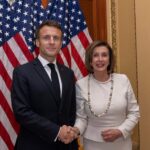 Nancy Pelosi Instagram - It was my privilege to welcome President Emmanuel Macron back to the United States Capitol. Since our founding, America has taken great pride in our friendship with the French people — one of our oldest and most treasured alliances. In his 2018 address to Congress President Macron spoke of our two nations’ “common vision for humanity. Today, we discussed our continued work to advance that vision: safeguarding global security, spurring shared prosperity, protecting our planet and defending democracy.