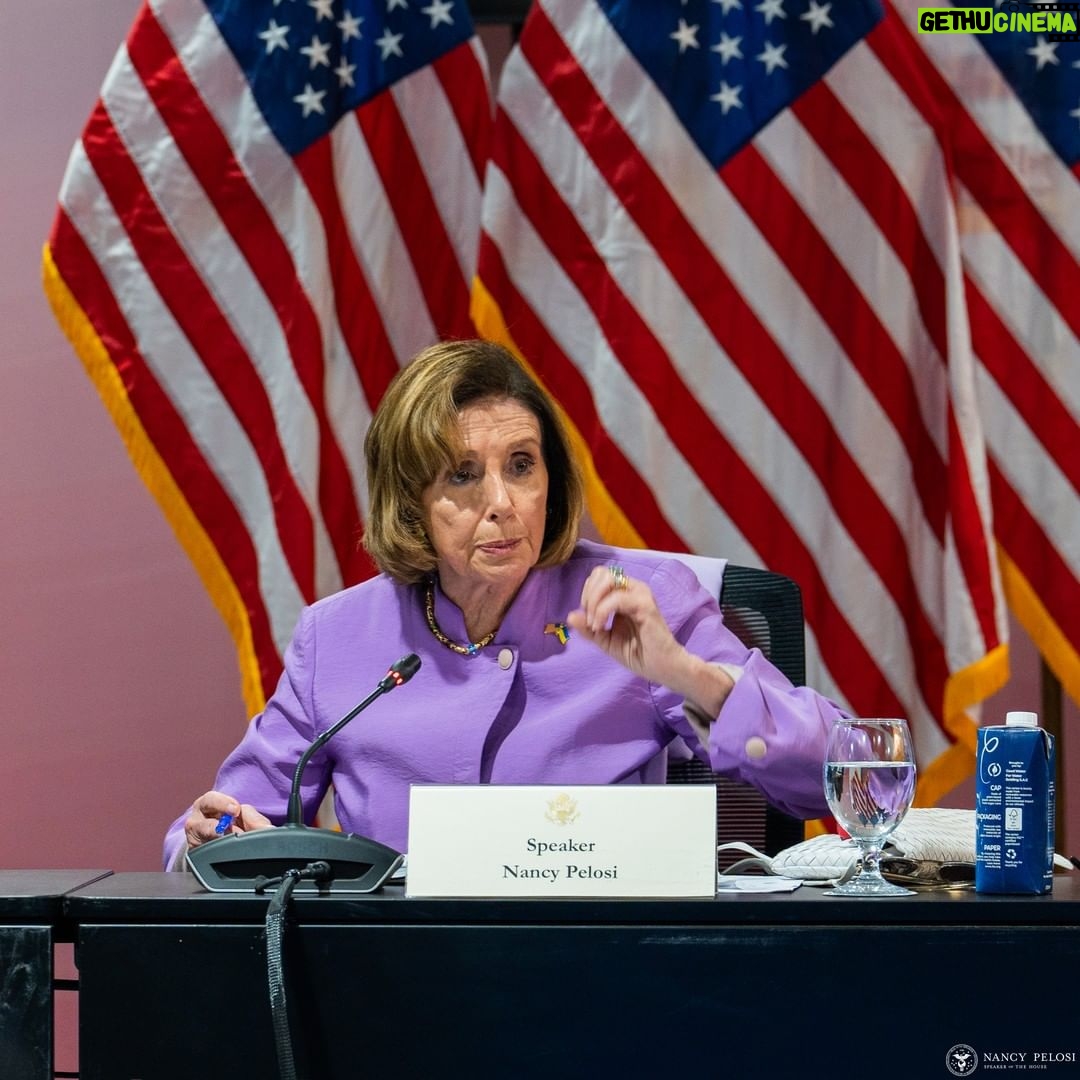 Nancy Pelosi Instagram - Thank you to the activists for all you do to build the future our children deserve. Today, it was a privilege to meet with leaders from international nongovernmental organizations and civil society to speak about the impacts of the climate disaster in their communities.