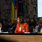 Nancy Pelosi Instagram - Today, it was my high honor to address the First Parliamentary Summit of Crimea Platform, at the invitation of Speaker Ruslan Stefanchuk. My message was simple: America and our allies pledged to stand with Ukraine until victory is won – and that is what we will do. Under President Biden, America has delivered on our promise to support the Ukrainian people: securing critical assistance and holding Russia accountable. We have acted on a bipartisan basis – because what is at stake in Ukraine is Democracy itself. The international community’s solidarity has been vital to Ukraine’s fight – and it will be even more so, as winter approaches. As I said to my colleagues at the Summit: let us all have the courage of the Ukrainian people as we ensure that the flame of liberty burns bright.