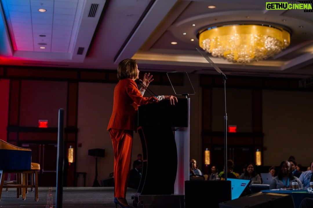 Nancy Pelosi Instagram - Last week, I joined Families USA for their annual conference: a vital partner in the fight to improve the health of America’s families. Their outside mobilization has helped defend the ACA from Republican attacks, lower health care costs and cap the cost of prescription drugs.
