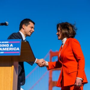 Nancy Pelosi Instagram - It was a joy today to celebrate a new investment from our Infrastructure Law headed to the Golden Gate Bridge! This iconic landmark plays an essential role in San Francisco's economy. Thanks to President Biden, we're rebuilding our infrastructure and reinvigorating our middle class. 

For more than eight decades, this iconic landmark has safely, reliably served our Bay Area community – and now, with this $400 million investment, we are ensuring it will stand for many more. Together, we're building a better and fairer future for every San Franciscan.