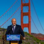 Nancy Pelosi Instagram - It was a joy today to celebrate a new investment from our Infrastructure Law headed to the Golden Gate Bridge! This iconic landmark plays an essential role in San Francisco's economy. Thanks to President Biden, we're rebuilding our infrastructure and reinvigorating our middle class. For more than eight decades, this iconic landmark has safely, reliably served our Bay Area community – and now, with this $400 million investment, we are ensuring it will stand for many more. Together, we're building a better and fairer future for every San Franciscan.