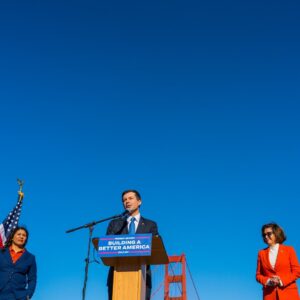 Nancy Pelosi Instagram - It was a joy today to celebrate a new investment from our Infrastructure Law headed to the Golden Gate Bridge! This iconic landmark plays an essential role in San Francisco's economy. Thanks to President Biden, we're rebuilding our infrastructure and reinvigorating our middle class. 

For more than eight decades, this iconic landmark has safely, reliably served our Bay Area community – and now, with this $400 million investment, we are ensuring it will stand for many more. Together, we're building a better and fairer future for every San Franciscan.
