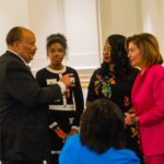 Nancy Pelosi Instagram - Yesterday, I had the privilege of joining the King family to honor the legacy of our extraordinary hero — Dr. Martin Luther King, Jr. Democrats continue Dr. King's work by defending civil rights, expanding access to the ballot box and working to unwind systemic racism.
