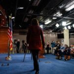 Nancy Pelosi Instagram - Today, I held my final weekly press conference with the Congressional press corps. With deep admiration and profound respect, I thanked these Guardians of Democracy for their vital service to the American people.