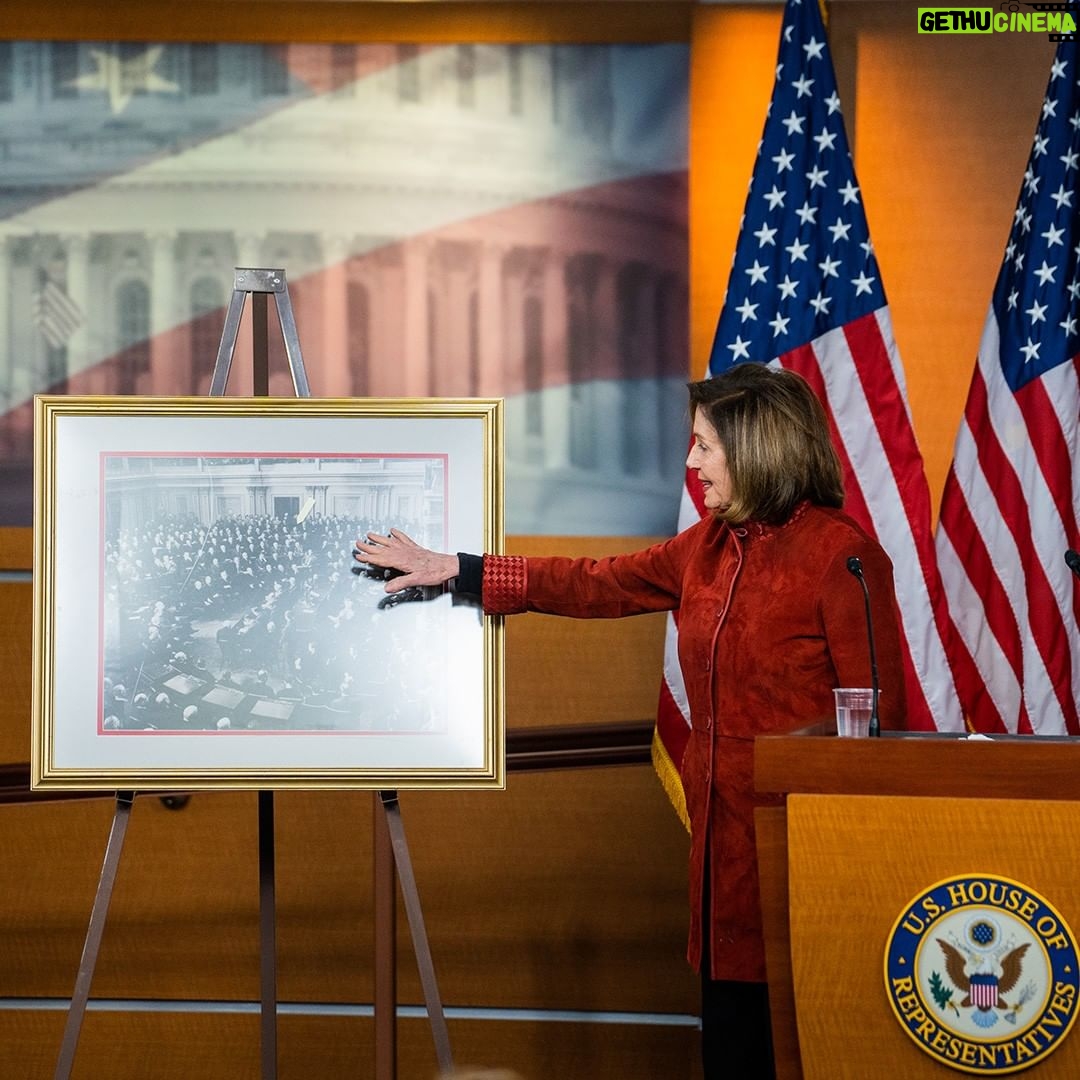 Nancy Pelosi Instagram - Today, I held my final weekly press conference with the Congressional press corps. With deep admiration and profound respect, I thanked these Guardians of Democracy for their vital service to the American people.