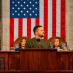 Nancy Pelosi Instagram - Tonight, President Volodymyr Zelenskyy delivered an address to Congress about the determination of the Ukrainian people and inspired us with his message of unity, courage and resilience in the face of Russian aggression. In defending their Democracy, they are fighting for Democracy everywhere.