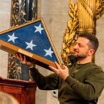 Nancy Pelosi Instagram - Tonight, President Volodymyr Zelenskyy delivered an address to Congress about the determination of the Ukrainian people and inspired us with his message of unity, courage and resilience in the face of Russian aggression. In defending their Democracy, they are fighting for Democracy everywhere.
