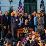 Nancy Pelosi Instagram - The Respect for Marriage Act is now the law of the land! With pride, fortitude and unbreakable unity, President Biden and the Democratic Congress have achieved a landmark victory in the fight for full equality.