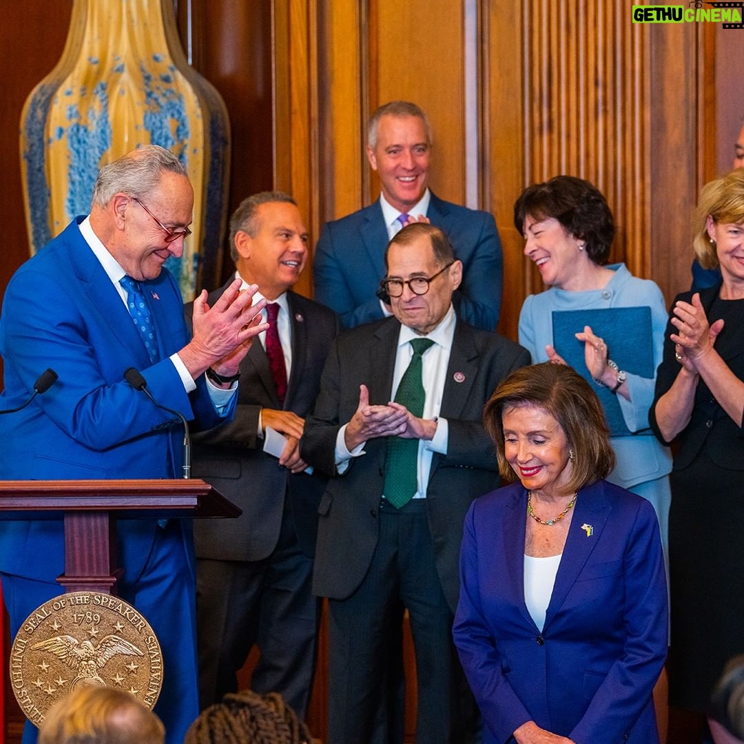 Nancy Pelosi Instagram - It brings me great personal pride that the Respect for Marriage Act is one of the final bills to bear my signature as Speaker. This legislation – which now heads to President Biden's desk – expresses a value that our nation holds dear: liberty, equality and dignity for all.