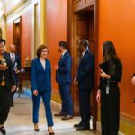 Nancy Pelosi Instagram - It was an honor to meet with the Honorable Maia Sandu, President of the Republic of Moldova today. We discussed the war in Ukraine, Russia's continued aggression, and the imperative to protect democracy and ensure regional energy independence and security.