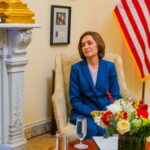 Nancy Pelosi Instagram - It was an honor to meet with the Honorable Maia Sandu, President of the Republic of Moldova today. We discussed the war in Ukraine, Russia's continued aggression, and the imperative to protect democracy and ensure regional energy independence and security.