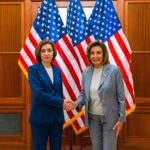 Nancy Pelosi Instagram - It was an honor to meet with the Honorable Maia Sandu, President of the Republic of Moldova today. We discussed the war in Ukraine, Russia's continued aggression, and the imperative to protect democracy and ensure regional energy independence and security.