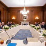 Nancy Pelosi Instagram - It was my privilege to welcome President Emmanuel Macron back to the United States Capitol. Since our founding, America has taken great pride in our friendship with the French people — one of our oldest and most treasured alliances. In his 2018 address to Congress President Macron spoke of our two nations’ “common vision for humanity. Today, we discussed our continued work to advance that vision: safeguarding global security, spurring shared prosperity, protecting our planet and defending democracy.