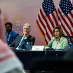 Nancy Pelosi Instagram - The world's most vulnerable nations are among the hardest hit by the climate crisis. Today, our delegation met with the Honorable Dr. Emmanuel Marfo and representatives of the Climate Vulnerable Forum to discuss how Americans across the public and private sectors can partner with the world’s most vulnerable nations to power their clean future.