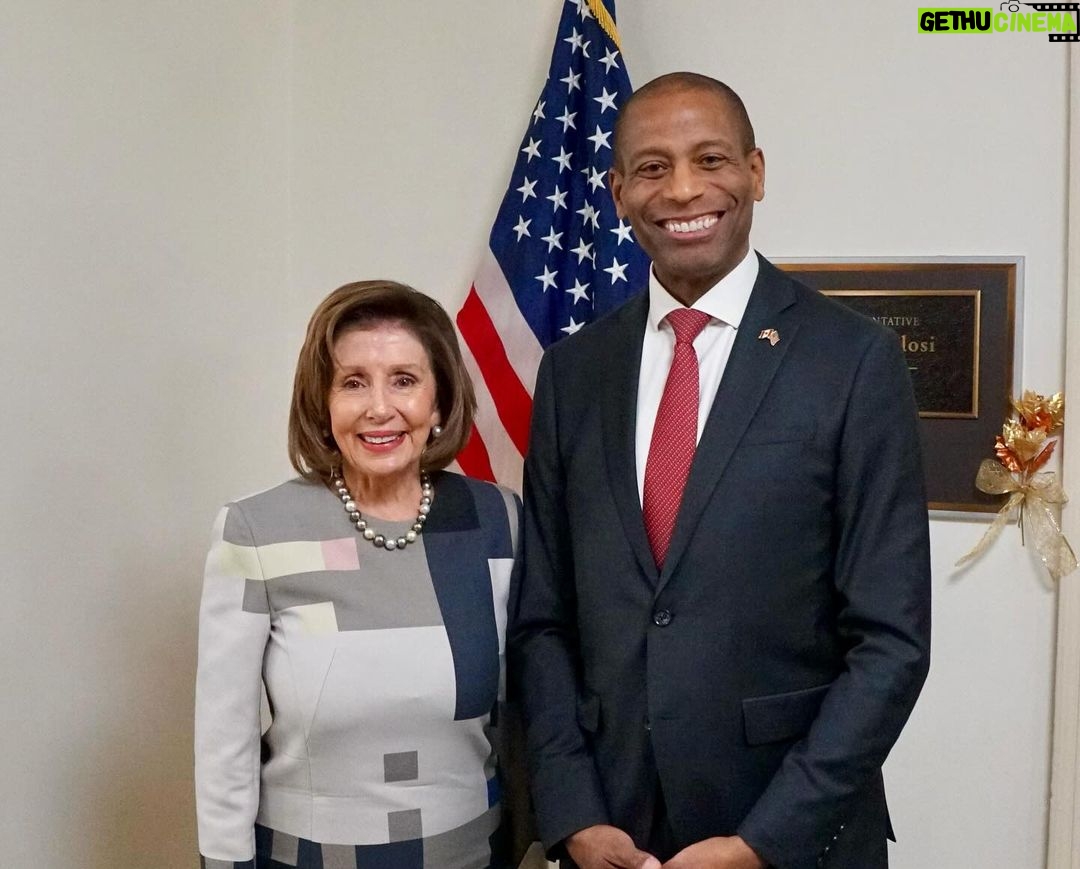 Nancy Pelosi Instagram - It was my privilege to welcome Canadian @HoCSpeaker @GregFergus & Ambassador Kirsten Hillman to Capitol Hill this morning during Speaker Fergus's first official visit to Washington. America's close friendship with Canada is vital as we work together to promote democracy around the world.