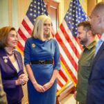 Nancy Pelosi Instagram – President Zelenskyy’s courageous leadership in Ukraine’s battle for freedom is an inspiration.
It was my honor to join a bipartisan Congressional meeting with him today, where he expressed gratitude and presented a vision, a plan and a request for support for the people of Ukraine.
Congress must continue to support Ukraine’s fight for democracy until victory is won.