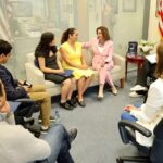 Nancy Pelosi Instagram – It was my pleasure to meet the young San Franciscans who received Congressional awards for their inspiring public service and the winner of my district’s Congressional art competition who was recognized for her exceptional talent.
You are the future – and the future is bright!