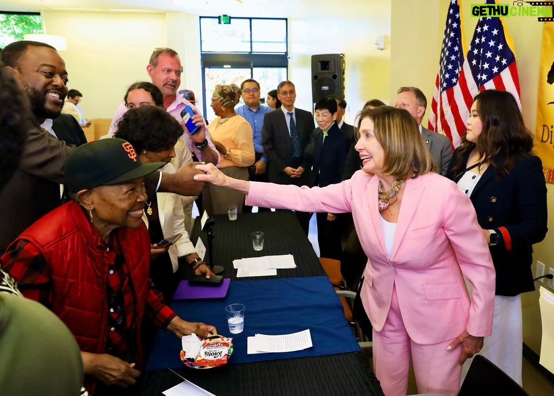 Nancy Pelosi Instagram - By capping insulin at $35/month & empowering Medicare to negotiate for lower drug prices, the Inflation Reduction Act is life-changing for seniors. Yesterday, I joined San Francisco seniors and caregivers to discuss the work that remains – including protecting Social Security.