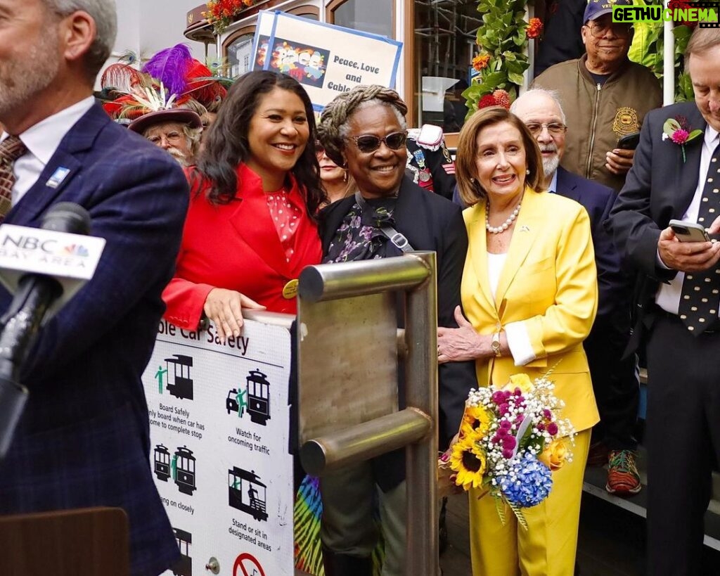 Nancy Pelosi Instagram - Yesterday, it was my privilege to join in celebrating the 150th anniversary of the cable car: a San Francisco treasure that embodies the spirit of our City.   In marking this special anniversary, we take pride in our past and draw inspiration for the innovations of the future!