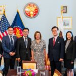 Nancy Pelosi Instagram - This week, I was proud to meet with the Kuomintang delegation from the Legislative Yuan to speak about our work to strengthen the U.S.-Taiwan relationship. We discussed our fight for human rights and America's ironclad support for Democracy in Taiwan and around the world.