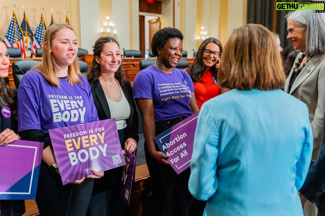 Nancy Pelosi Instagram - Our Women’s Health Protection Act would end the Dobbs disaster — and if a few patriotic Republicans join our discharge petition, we can bring this legislation to the Floor now. Women’s most basic health decisions should be their own to make — not right-wing politicians.