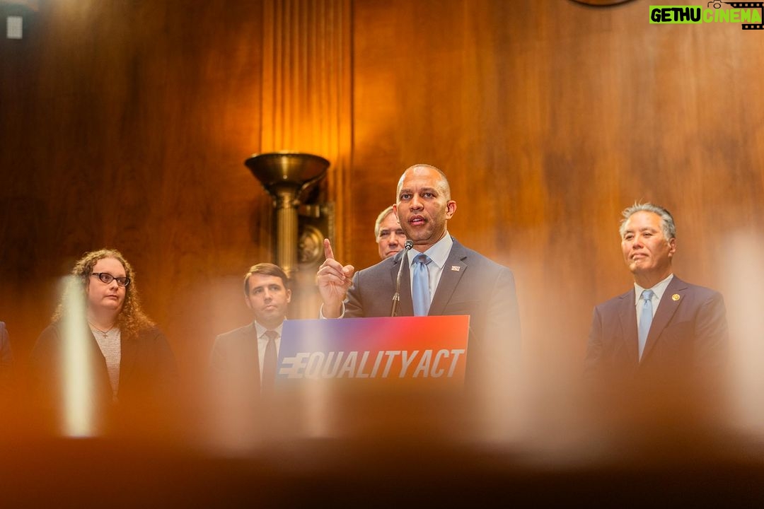Nancy Pelosi Instagram - Today, I proudly joined Congressional Democrats to reintroduce our Equality Act, which would strengthen the Civil Rights Act by prohibiting discrimination in public accommodations on the basis of sex and gender identity. We must make these protections for LGBTQ+ Americans law.