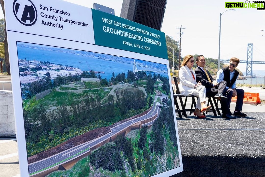 Nancy Pelosi Instagram - Yesterday, it was a delight to join local officials and organized labor for a groundbreaking on Treasure Island! The West Side Bridges project, with funds from the Bipartisan Infrastructure Law, will better connect communities on Yerba Buena and Treasure Island to the city.