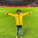 Nani Instagram - A happy night 👨‍👦⚽💪🏾 #AboutLastNight #Football #Friends #ManUnited #Family #Moments Old Trafford Stadium, Manchester