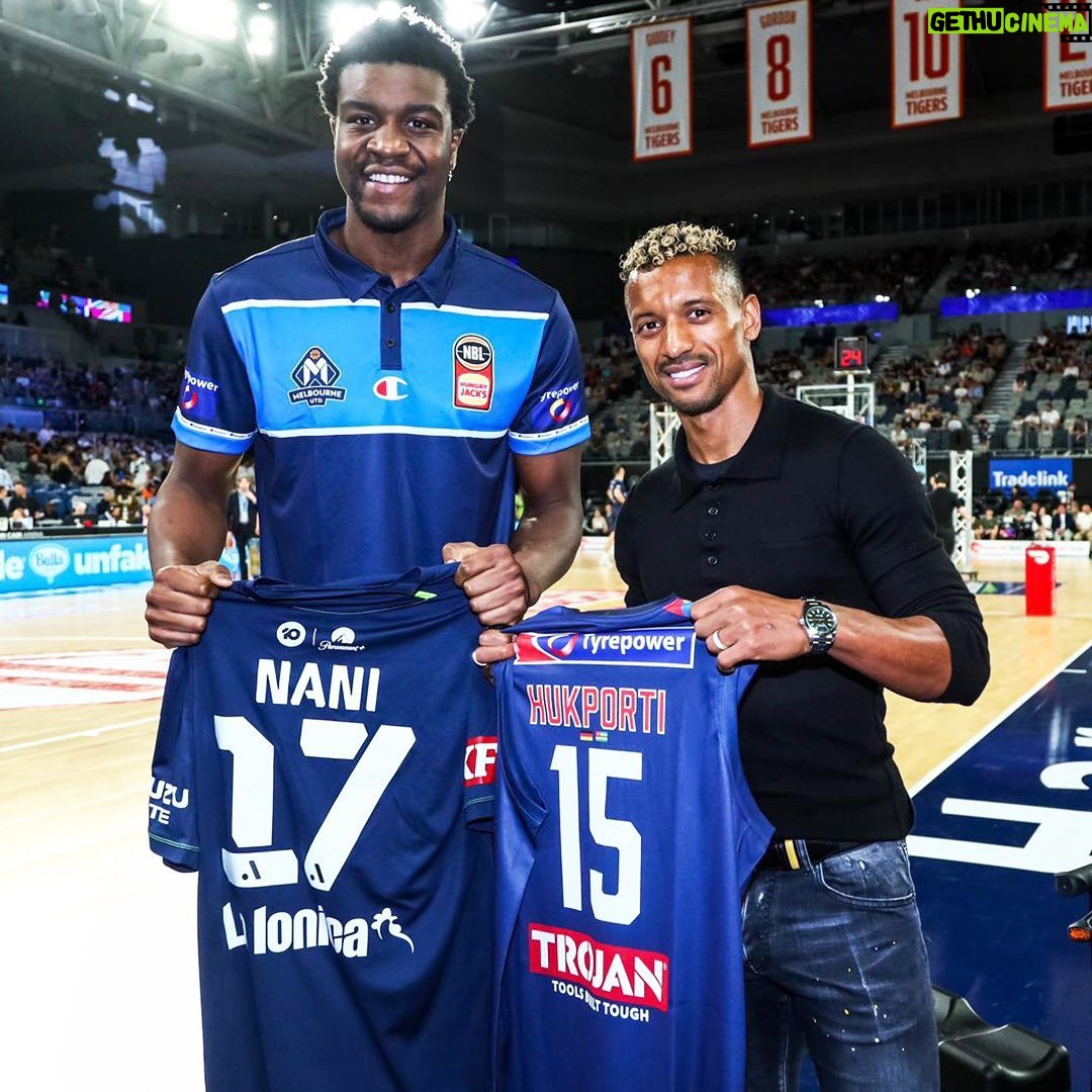 Nani Instagram - Thank you @melbunited for the invitation - what a great win and a fantastic time! It was such a pleasure to meet Ariel Hukporti and talk to the @nbl team 🏀🇦🇺 #melbourne #australia #relax #family #moments #basketball